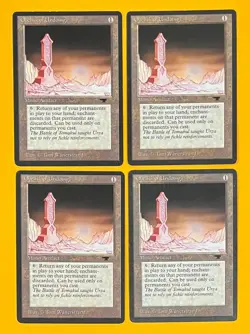 MTG OBELISK OF UNDOING (x4) Antiquities (OldManMTG 012-669) - Image 1