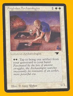 MTG ARGIVIAN ARCHAEOLOGIST Antiquities (OldManMTG 004-975) - Image 1
