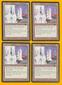 MTG IVORY TOWER (x 4) Antiquities (OldManMTG 007-043) - Image 1