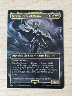 MTG - Secret Lair - Storm, Force of Nature #1742 - Near Mint Rainbow Foil - Image 1