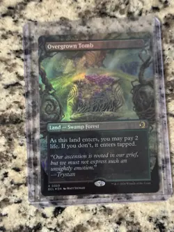 Overgrown Tomb (Borderless) Lorwyn Eclipsed Foil MTG - Image 1