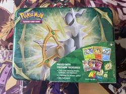 Pokemon Spring 2022 Arceus Collector's Treasure Chest Tin - Factory Sealed - Image 1