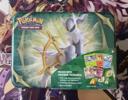 Pokemon Spring 2022 Arceus Collector's Treasure Chest Tin - Factory Sealed - Image 4