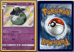 2021 Pokemon, Shining Fates Shiny Vault, #SV061/SV122 Drakloak, Holo Rare - Image 1
