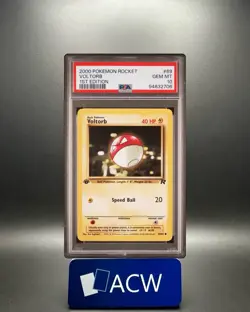 Voltorb- 2000 Team Rocket 🔥 1st Edition PSA 10 🔥 GEM Vintage Pokemon A99 - Image 1