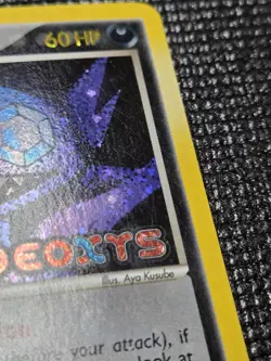Sableye 23/107 2005 EX Deoxys Pokemon TCG Reverse Holo Rare Stamped - Image 4