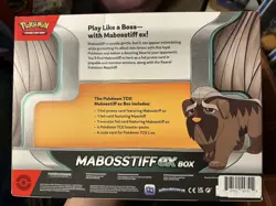 Pokemon TCG - Mabosstiff Ex Box - w/4 Booster Packs Promo Sealed SEE PICS DAMAGE - Image 2