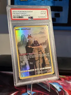 Hoothoot TG12/TG30 Trainer Gallery Pokemon 2022 Astral Radiance PSA 6 - Image 1