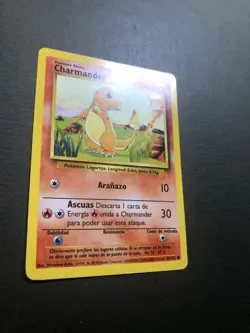 Pokemon [SPANISH] Charmander 46/102 Base Set Regular 2000 NM Nice! - Image 2