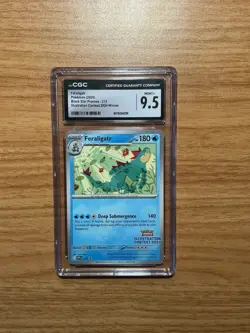 Feraligatr Illustration Contest Black Star Promo Pokemon (2025) #213 CGC 9 MINT - Image 1