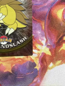 Sandslash #28 Pokemon 2000 Topps Chrome Base HOLO - Image 4