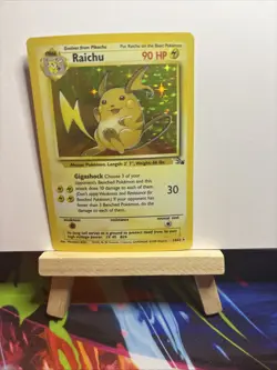 1999 Pokemon Fossil Raichu 14/62 Holo Vintage Near Mint - Image 1