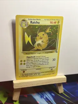 1999 Pokemon Fossil Raichu 14/62 Holo Vintage Near Mint - Image 3