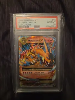 2016 POKEMON XY EVOLUTIONS #13 M CHARIZARD EX PSA 10 - Image 1