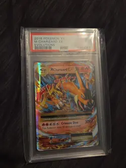 2016 POKEMON XY EVOLUTIONS #13 M CHARIZARD EX PSA 10 - Image 3