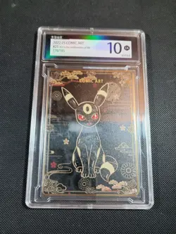 Pokemon Umbreon Non-TCG Fan-Art Comic Art Box Custom Slab Chinese US Seller - Image 3