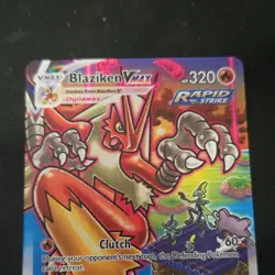 Pokemon Blaziken VMAX 021/198 Chilling Reign Holo Ultra Rare 320HP Rapid Strike - Image 1