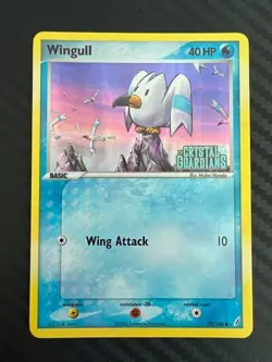 Pokemon TCG Wingull EX Crystal Guardians 70/100 Reverse Holo Common VLP - Image 1