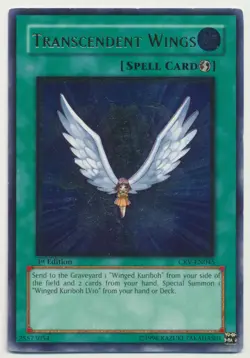 Yugioh 1st Edition Ultimate Rare Transcendent Wings CRV-EN045 LP LIGHT PLAY!! A - Image 1