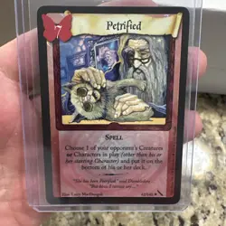 Harry Potter TCG Petrified (Foil) - Chamber of Secrets #42/140 Unplayed - Image 3