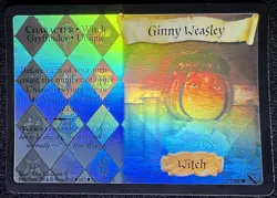 Ginny Weasley Harry Potter TCG 25/140 Chamber of Secrets Holo Foil Unplayed - LP - Image 1