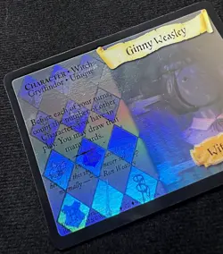 Ginny Weasley Harry Potter TCG 25/140 Chamber of Secrets Holo Foil Unplayed - LP - Image 5