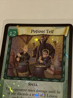 Harry Potter TCG Chamber of Secrets Holo Foil Potions Test NM - 44/140 Rare - Image 4