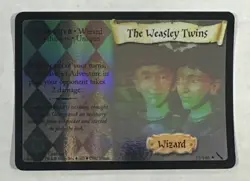 Harry Potter TCG WOTC Chamber of Secrets The Weasley Twins 53/140 Holo Foil LP - Image 1