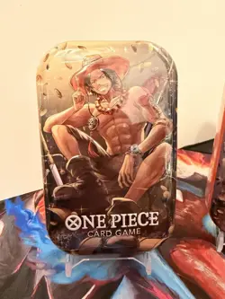 One Piece Card Game Mini Tin Pack Set Vol 2 Luffy, Sabo, Ace NEW SEALED, 3 Tins - Image 2