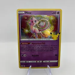 Mew 011/025 Pokemon TCG 25th Anniversary Holo Card Celebrations Pokemon Card - Image 1