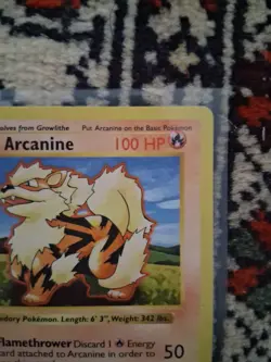 Pokemon TCG Arcanine 1st Edition Base Set Card 23/102 100 HP - Image 3