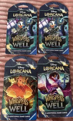 Disney Lorcana Whispers in the Well Trading Card Game Packs - 36 Cards lot 4 - Image 1