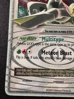 Arceus LV.X 95/99 Platinum Arceus Pokemon Card Holo Foil Rare HP - Image 5