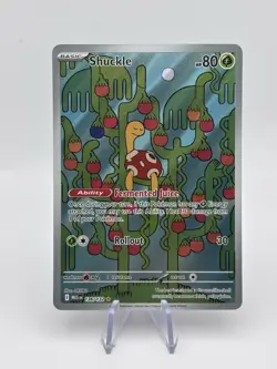 Pokemon TCG Shuckle Holo Mega Evolution Illustration Card 136/132 Near Mint - Image 1
