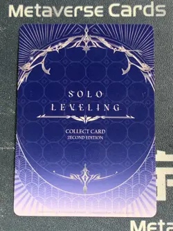 Solo Leveling Mapniverse Limited /200 Serial Numbered TOP Card PM SL2E-SG01 #078 - Image 2