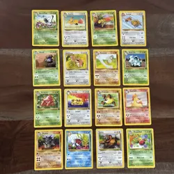 1999 Pokemon JUNGLE Set COMPLETE Unlimited Edition NON HOLO Cards Lot 17-64 LP - Image 3
