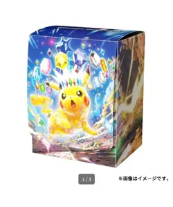 Pokemon Card Game Deck Case Terastal Surging Sparks Pikachu Japan Exclusive NEW - Image 1