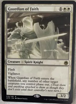 MTG Guardian of Faith NM-Mint Adventures in the Forgotten Realms - Image 1