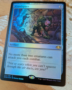 MTG Crawlspace, Dominaria Remastered NM FOIL - Image 1