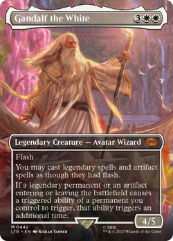 Gandalf the White (Borderless Alternate Art) [The Lord of the Rings: Tales of - Image 1