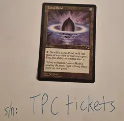 Lotus Petal - Tempest - MTG Magic the Gathering - Near Mint NM - TCG Value $39 - Image 1