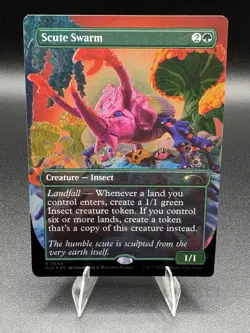 MTG Scute Swarm (7048) *Rainbow Foil* Secret Lair: Play-Doh MT/NM Free Ship - Image 1