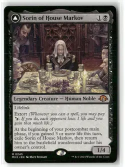 Sorin Of House Markov Modern Horizons 3 Regular NM Magic MTG - Image 1