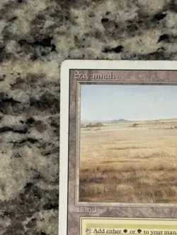 MTG Savannah Revised Dual Land, MP+ Condition - Image 3