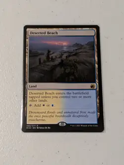 MTG Deserted Beach - Innistrad Midnight Hunt NM - Image 1