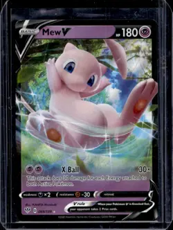2020 Pokemon SWSH Darkness Ablaze Mew V #069/189 - Image 1