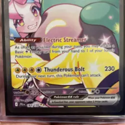 POKEMON TCG IONO'S BELLIBOLT ex 183/159 JOURNEY TOGETHER SIR HOLO NM - Image 2