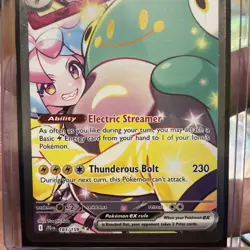 POKEMON TCG IONO'S BELLIBOLT ex 183/159 JOURNEY TOGETHER SIR HOLO NM - Image 4