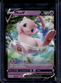 2020 Pokemon SWSH Darkness Ablaze Mew V #069/189 - Image 1