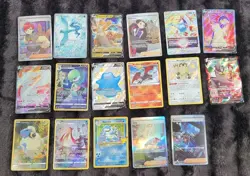 17 Pokemon Card Lot of Hits SIR IR FULL ARTS RADIANT Mostly NM - Image 1